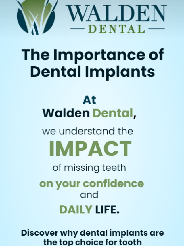 The Importance of Dental Implants At Walden Dental